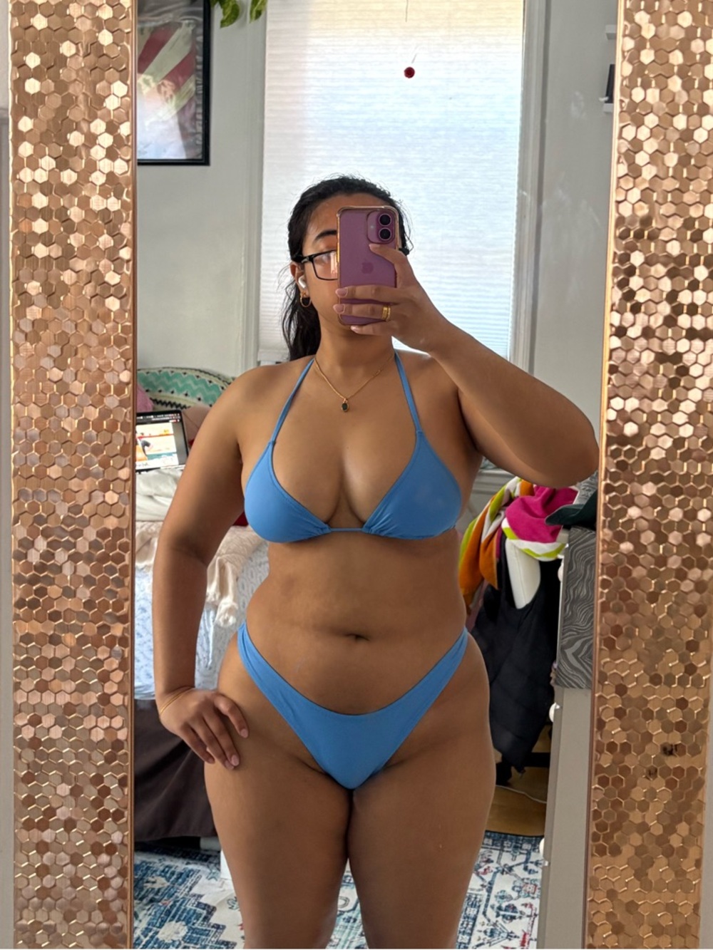 Skims Blue Bikini Set
